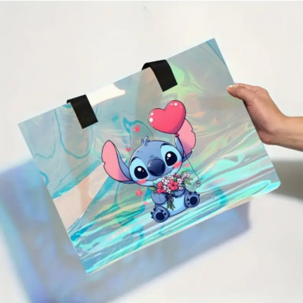 Stitch Holographic Laser Tote Bag NWT - Picture 2 of 4